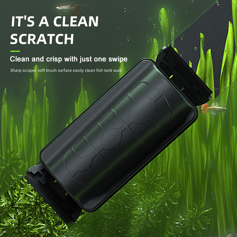 Algae Scraper Blade - New Magnetic Aquarium Double Scraper Magnetic