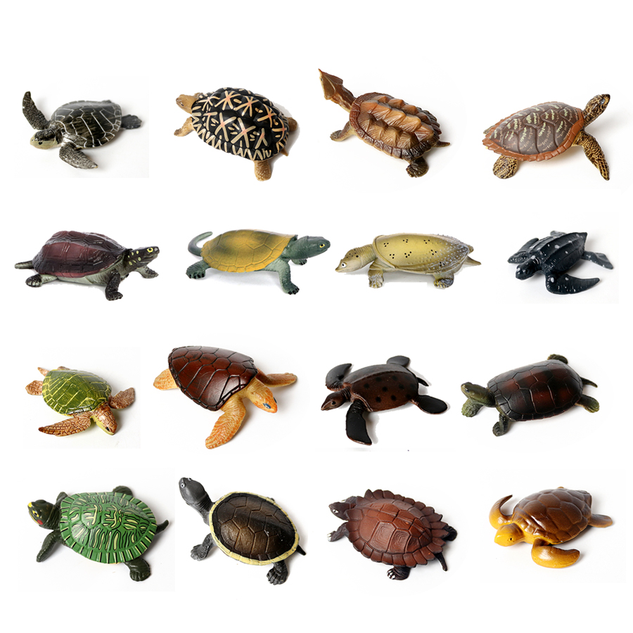 Aquarium Fish Accessories - Realistic Miniatures Marine Life Sea Turtle