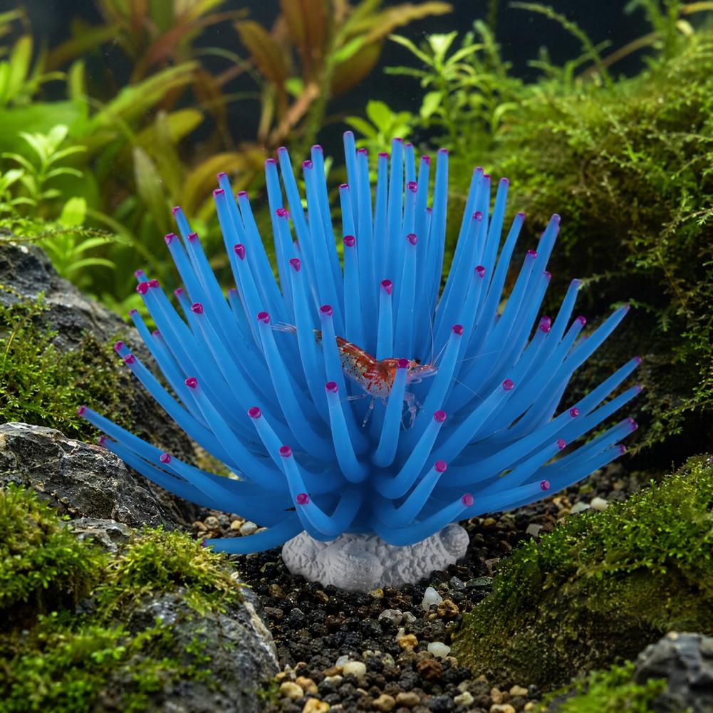 Fish Tank Ornament Silicone Se - Aquarium Fish Accessories recension och pris