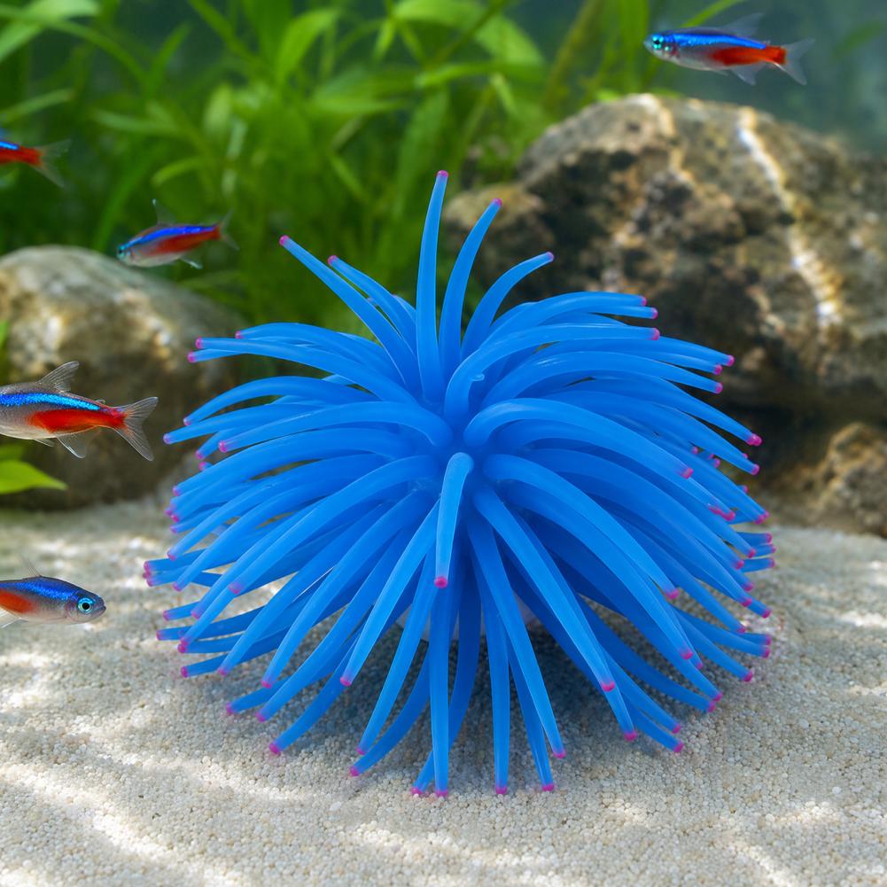 Fish Tank Ornament Silicone Se - Aquarium Fish Accessories recension och pris