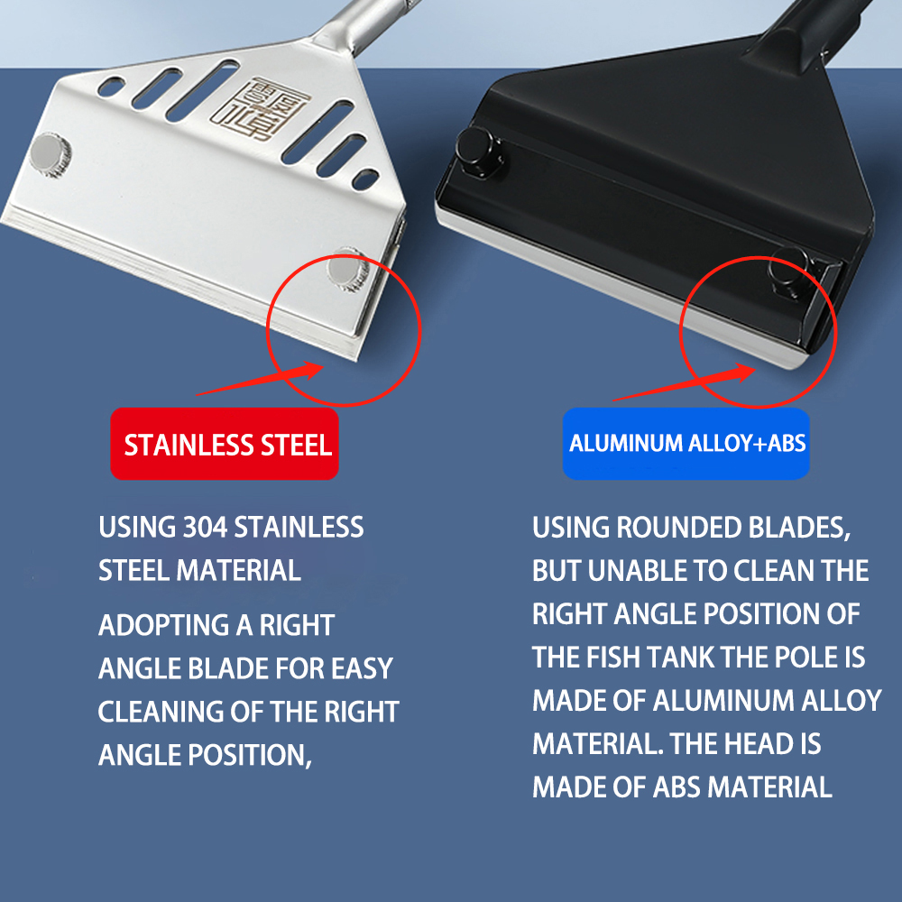 Aquarium Stainless Steel Fish  - Algae Scraper Blade recension och pris