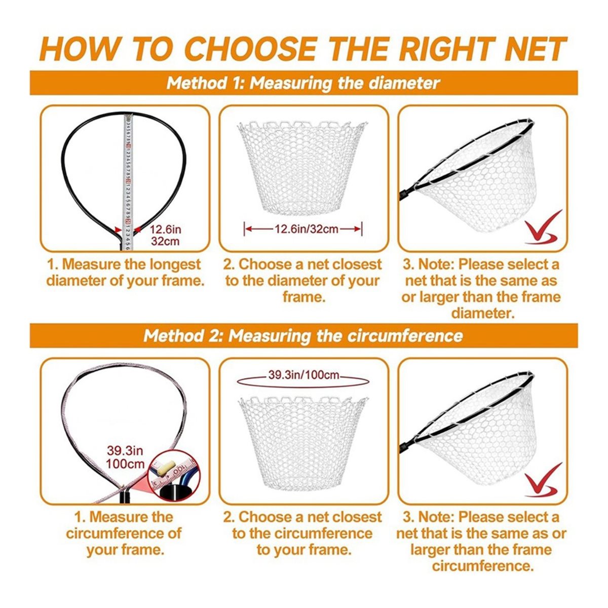 salego 2Pcs Rubber Fishing Net - Fish Net Handle recension och pris