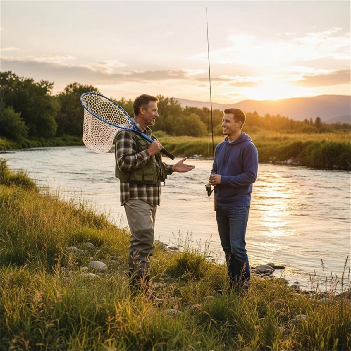 salego 2Pcs Rubber Fishing Net - Fish Net Handle recension och pris