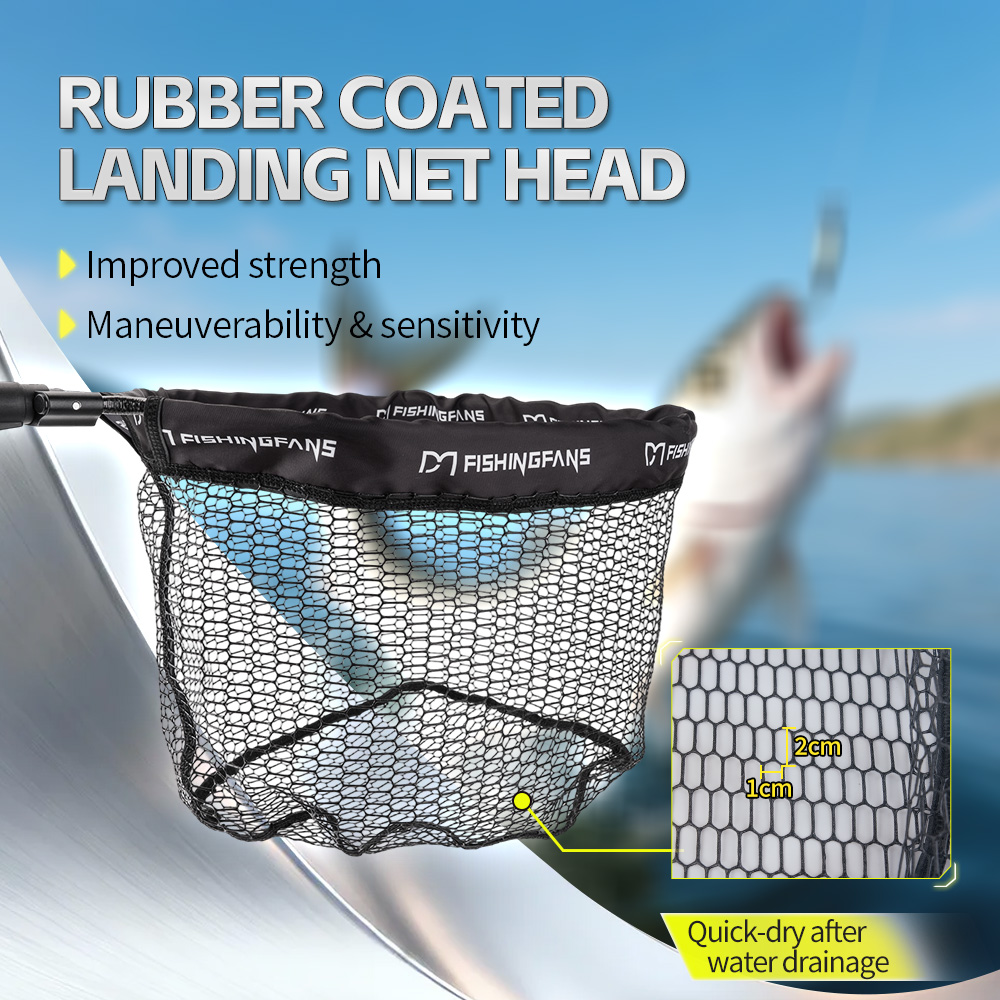 FISHINGFANS 1.2m 1.5m 1.6m 2.1 - Fish Net Handle recension och pris