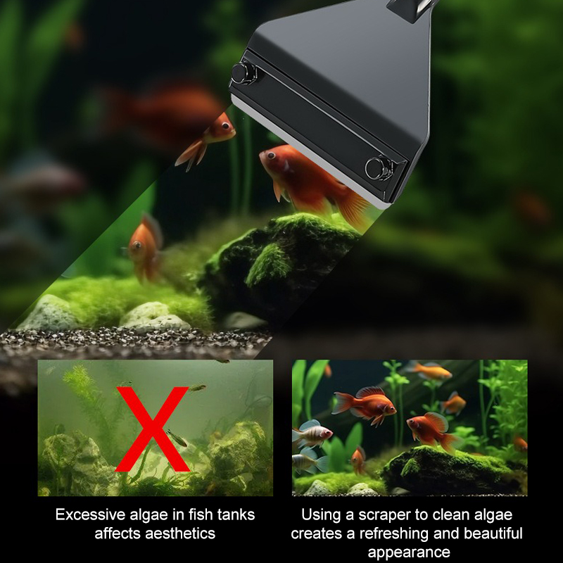 Aquarium Algae Remover Aluminu - Algae Scraper Blade recension och pris