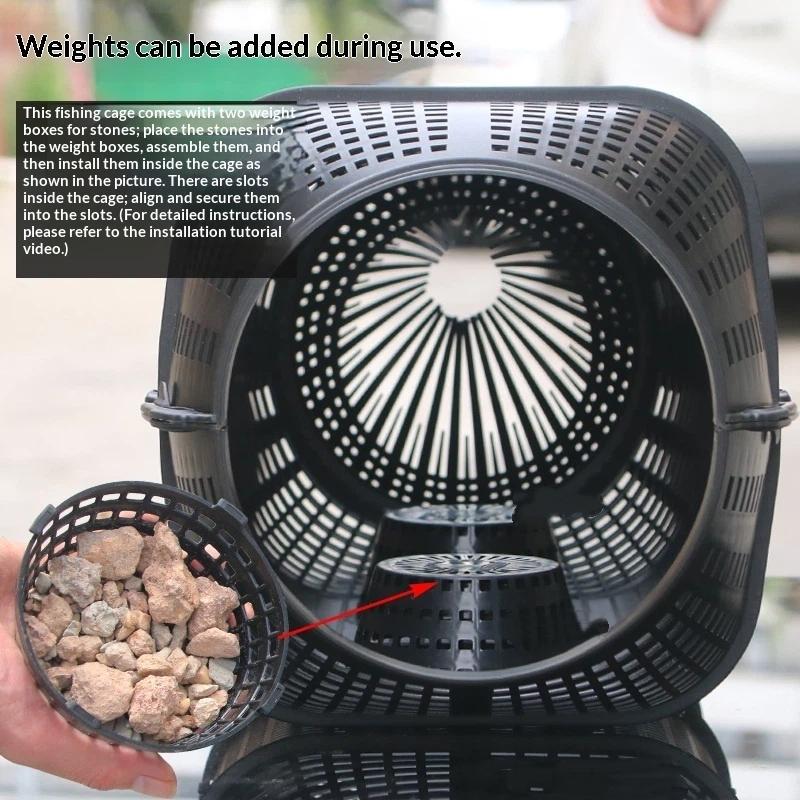 Portable Fishing Bait Trap Eel - Aquarium Fish Trap recension och pris