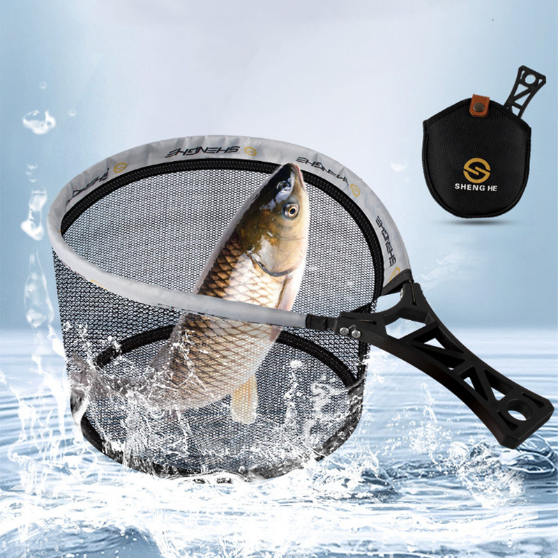 Portable ABS Handle Fly Fishin - Fish Net Handle recension och pris