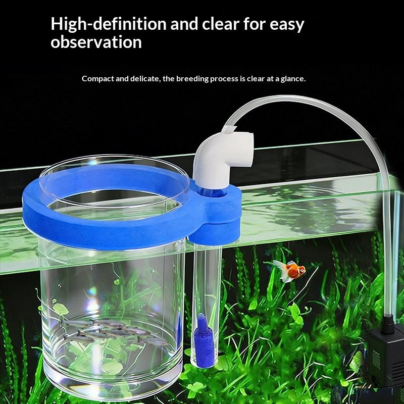 Transparent Acrylic Fish Breed - Aquarium Fish Food recension och pris
