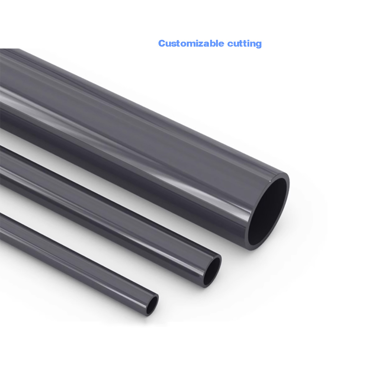 Black PVC Plastic Pipe Hollow  - Aquarium Fish Accessories recension och pris