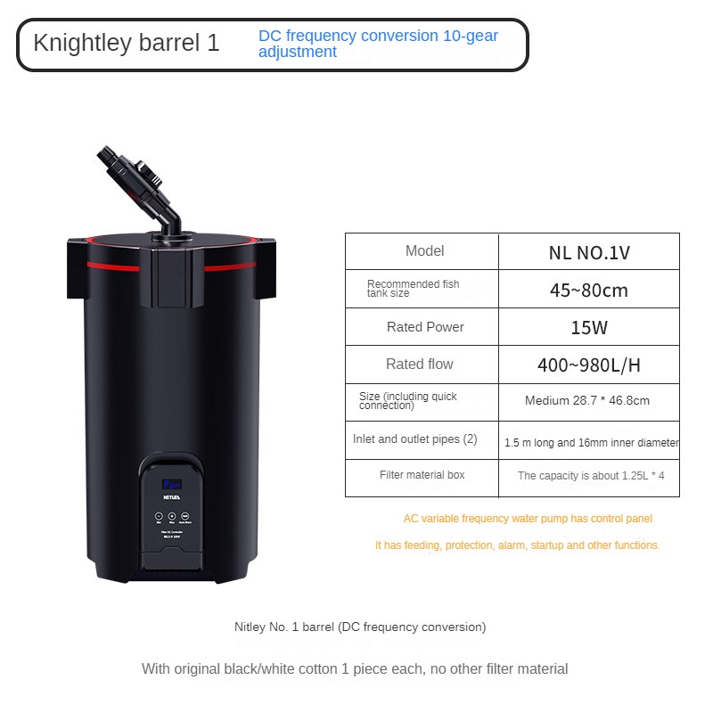 Ultra-Silent Extra-Large Flow  - Aquarium Fish Rate recension och pris