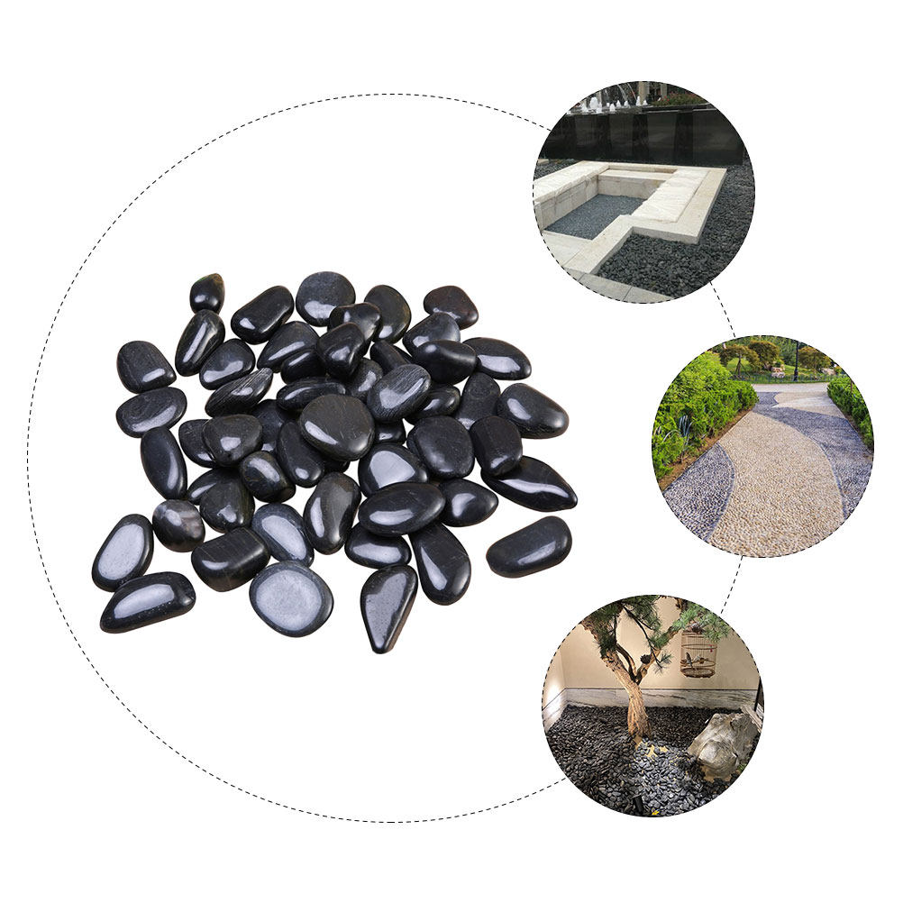 1Set Aquarium Pebbles Natural  - Aquarium Fish Accessories recension och pris