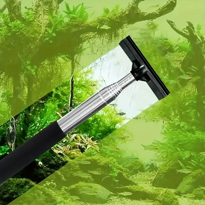 Telescopic Aquarium Scraper Br - Algae Scraper Blade recension och pris