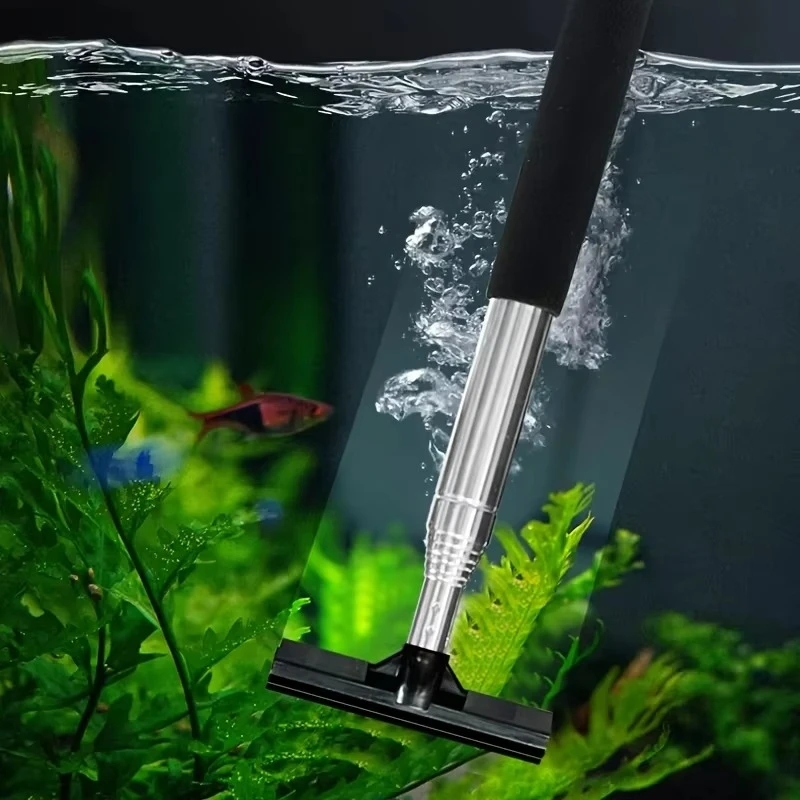 Telescopic Aquarium Scraper Br - Algae Scraper Blade recension och pris