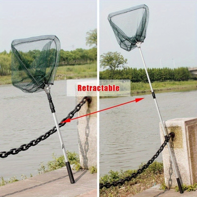 Foldable Triangle Fishing Land - Fish Net Handle recension och pris