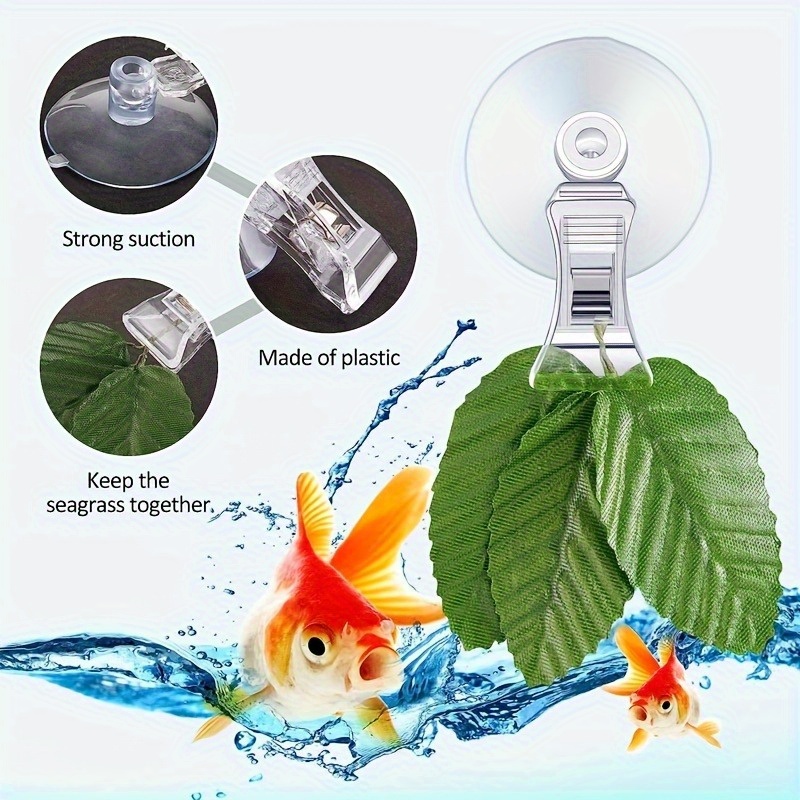 8pcs Fish Seaweed Clip Plant S - Aquarium Fish Food recension och pris