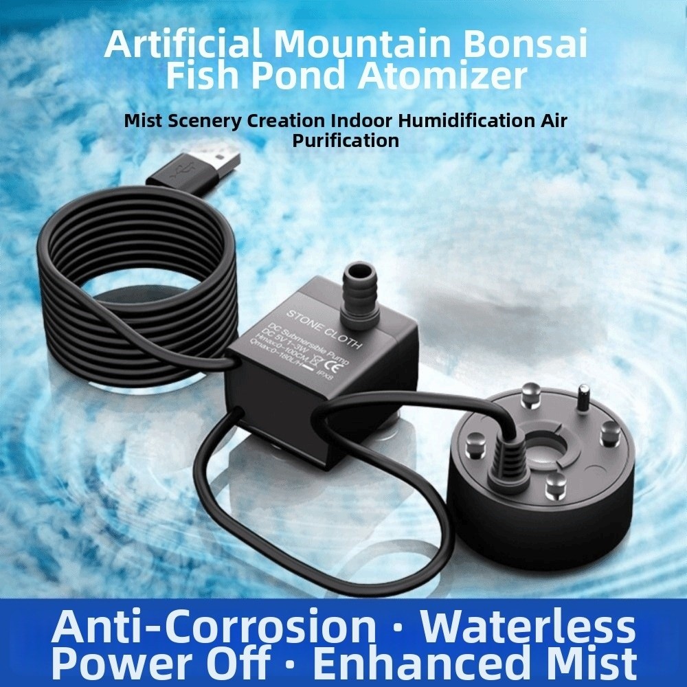 2-IN-1 Mist Maker Colorful LED - Aquarium Fish Accessories recension och pris