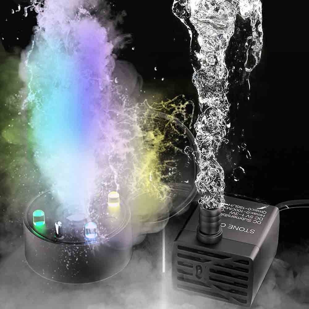 2-IN-1 Mist Maker Colorful LED - Aquarium Fish Accessories recension och pris