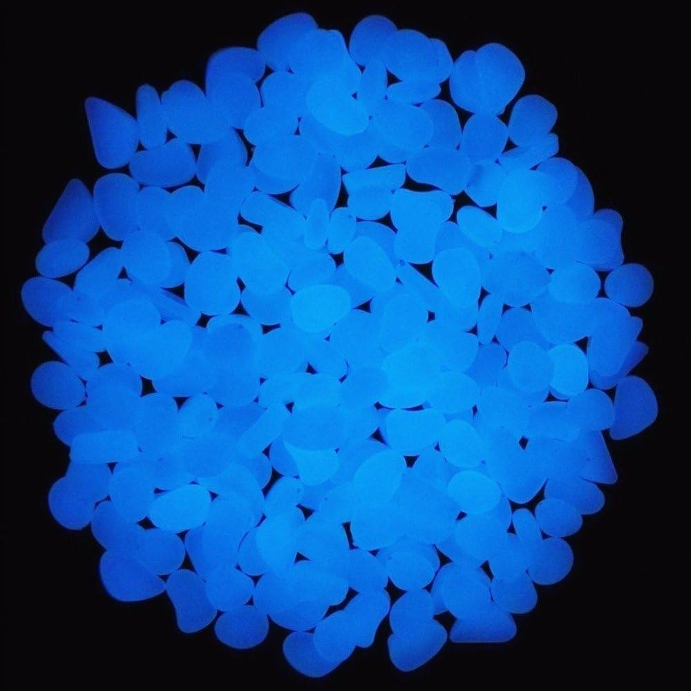 Fish Tank Rocks Glow Blue Pebb - Aquarium Fish Breeding recension och pris