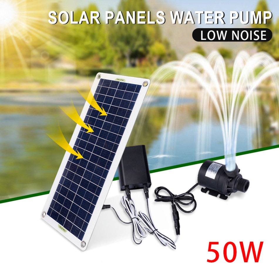 50W Solar Power Water Pump Set - Aquarium Fish Accessories recension och pris