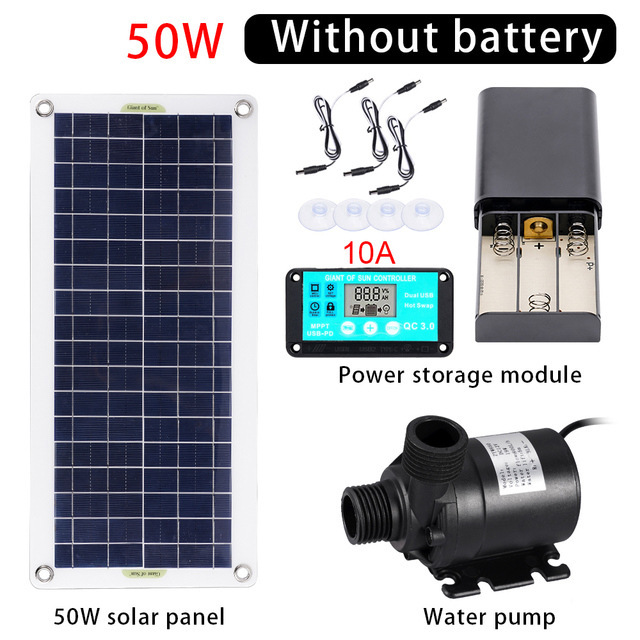 50W Solar Power Water Pump Set - Aquarium Fish Accessories recension och pris