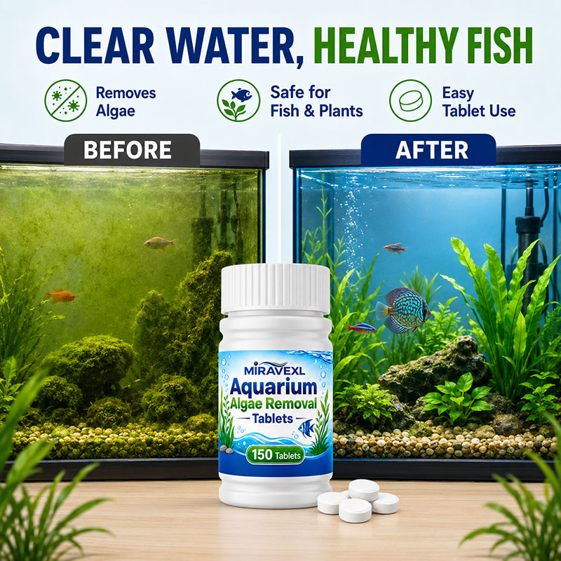 MIRAVEXL 150 Aquarium Algae Re - Aquarium Fish Green recension och pris