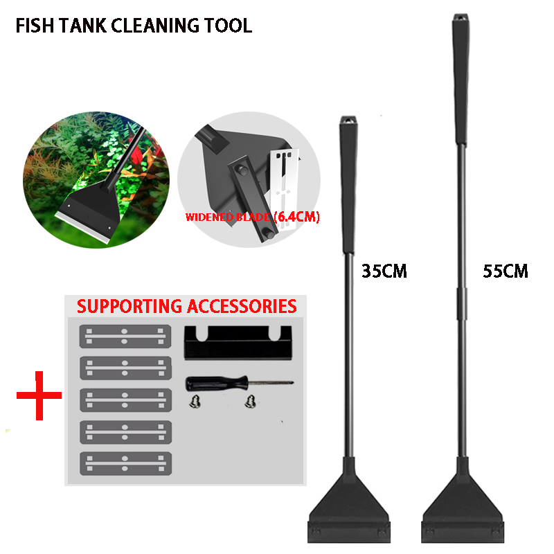 Aquarium Cleaner Fish Tank Alg - Algae Scraper Blade recension och pris