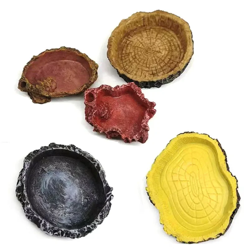 Pet Reptile Feeder Bowl Resin  - Aquarium Fish Food recension och pris