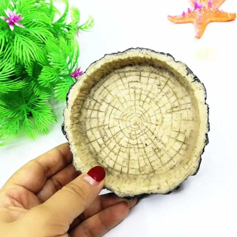 Pet Reptile Feeder Bowl Resin  - Aquarium Fish Food recension och pris