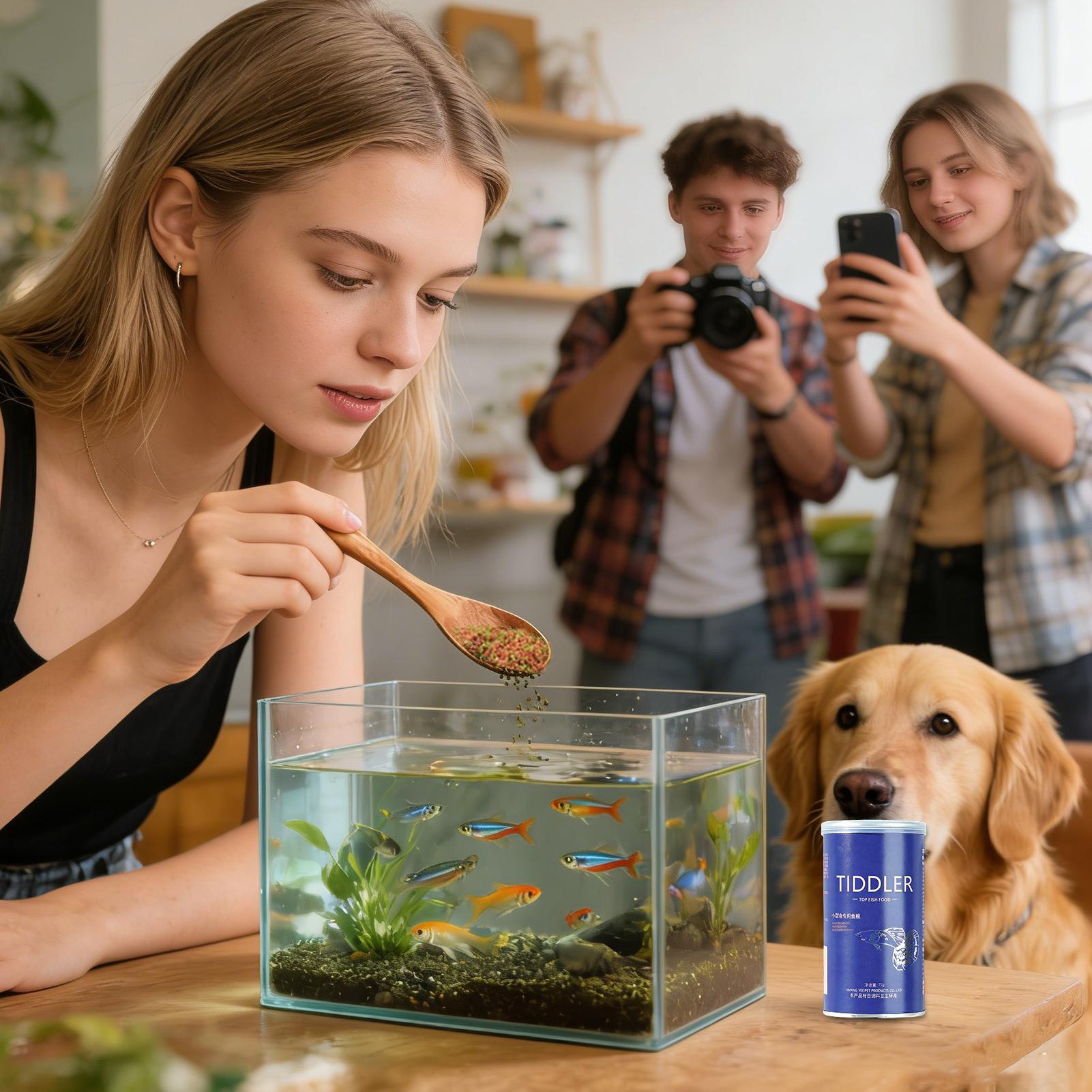 Fish Food Aquarium Feed Small  - Aquarium Fish Food recension och pris