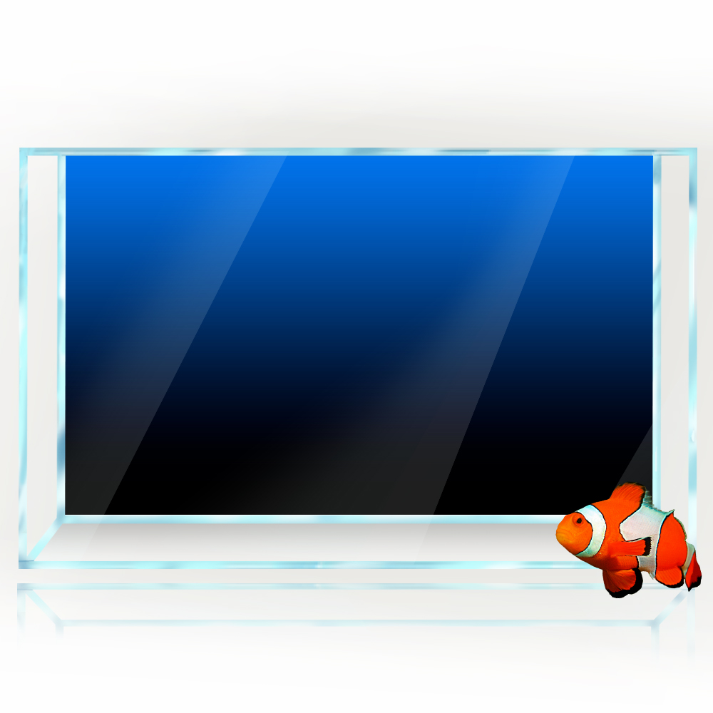 Fish Tank Background Sticker B - Aquarium Fish Green recension och pris