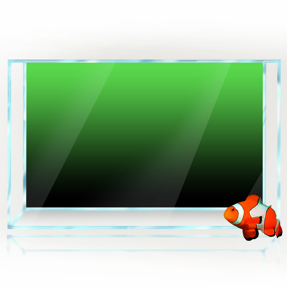 Fish Tank Background Sticker B - Aquarium Fish Green recension och pris