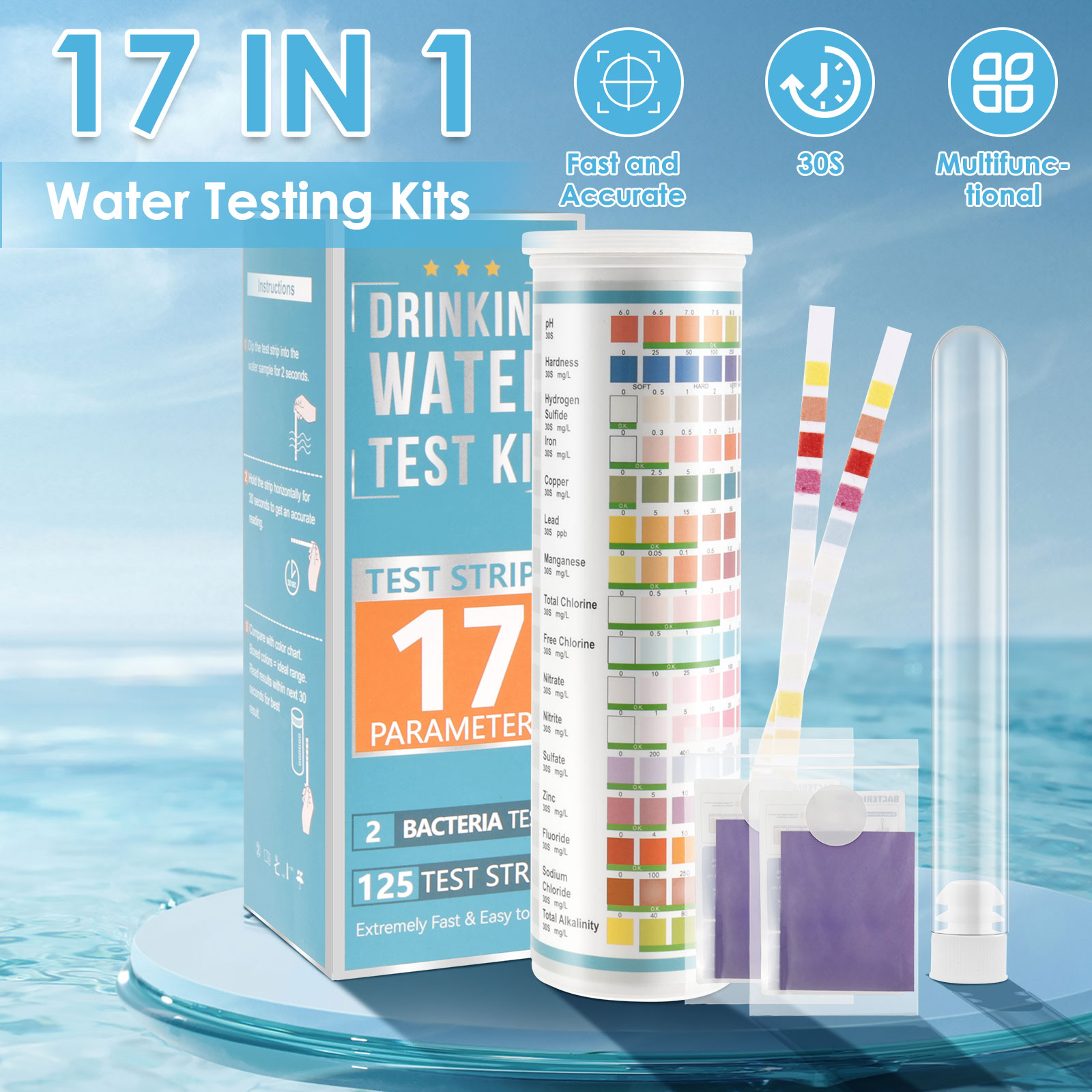 5-17 in 1 Aquarium Test Strips - Aquarium Fish Breeding recension och pris