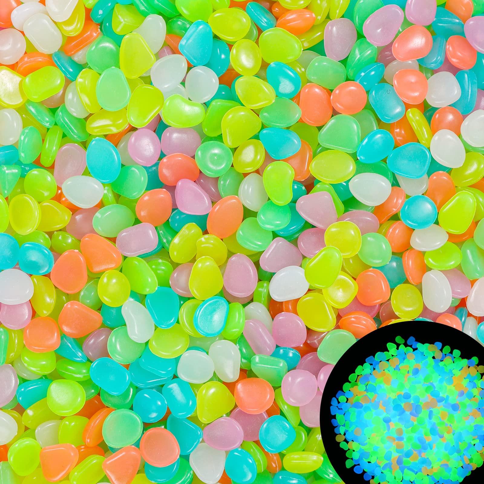 100Pcs Glow in the Dark Garden - Aquarium Fish Breeding recension och pris