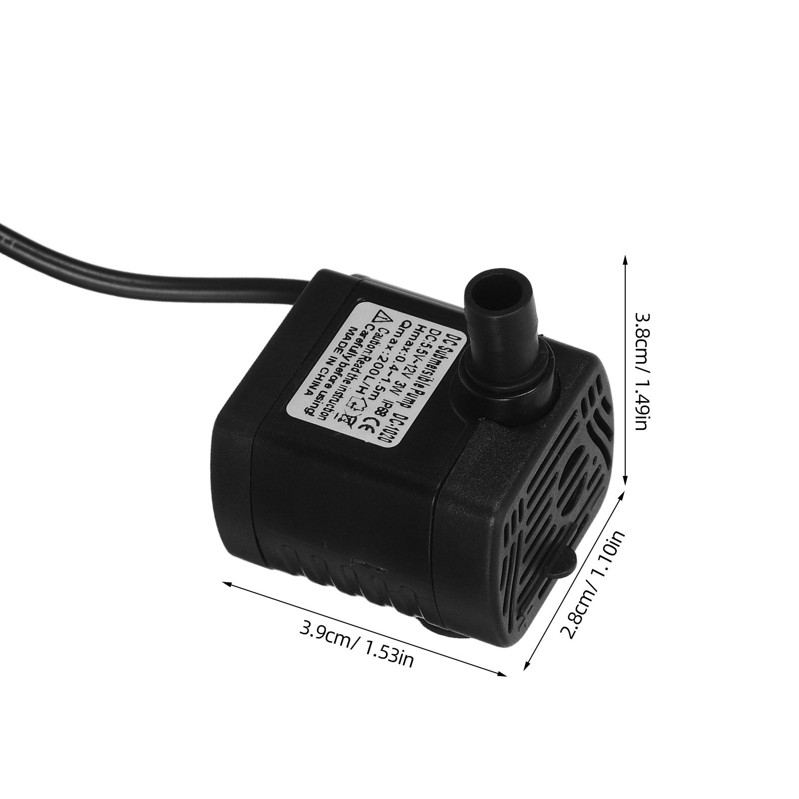 Dc-1020 Dc 12V 3W Mini Adjusta - Aquarium Fish Rate recension och pris