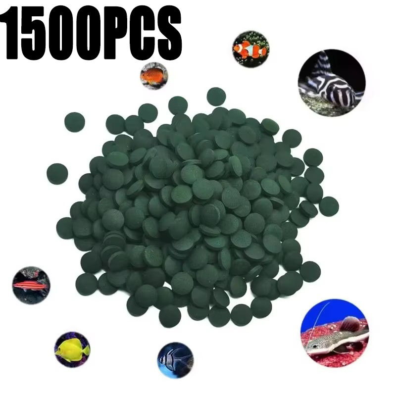 100-1500Pcs High-Purity Spirul - Aquarium Fish Food recension och pris