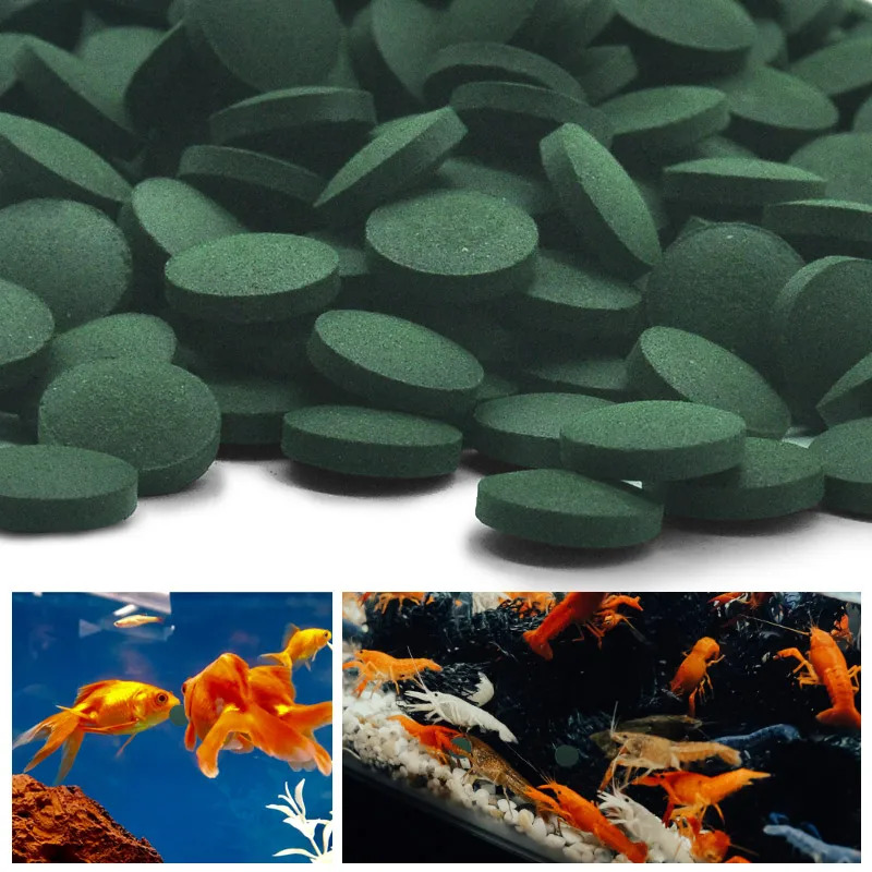 100-1500Pcs High-Purity Spirul - Aquarium Fish Food recension och pris
