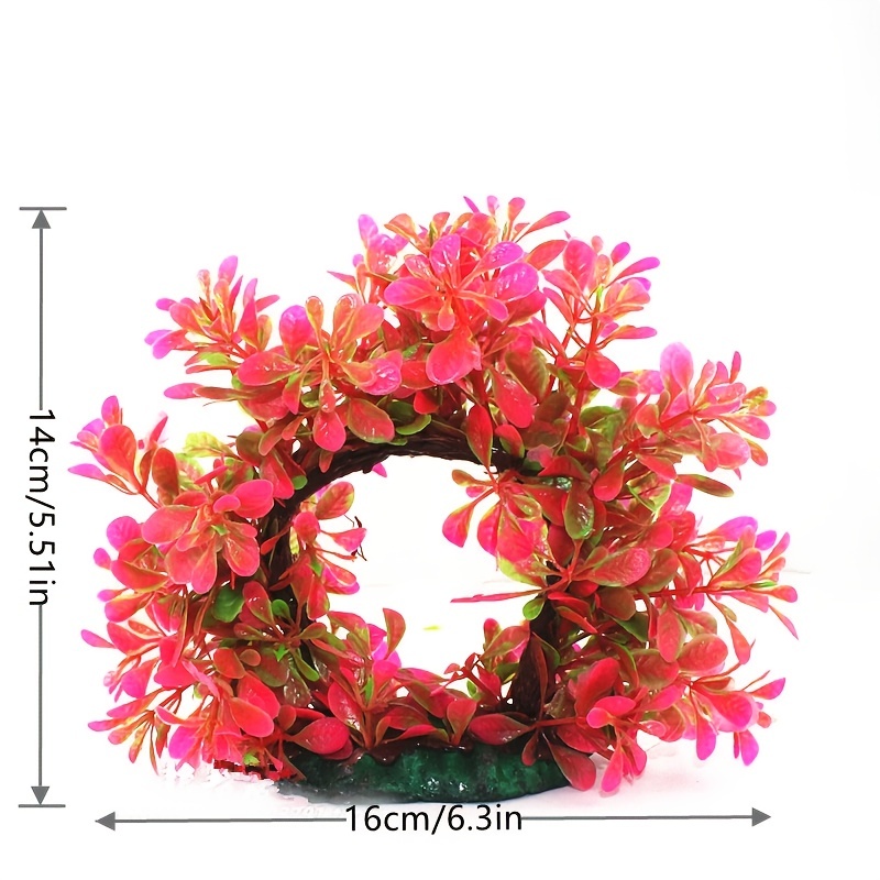 Underwater Wreath Artificial U - Aquarium Fish Green recension och pris