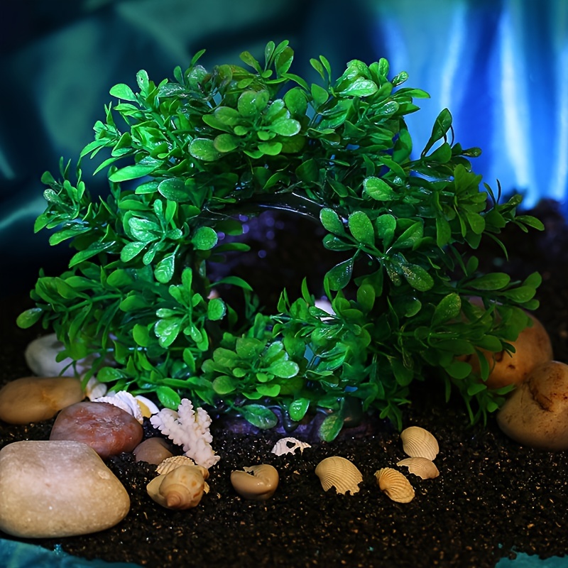 Underwater Wreath Artificial U - Aquarium Fish Green recension och pris